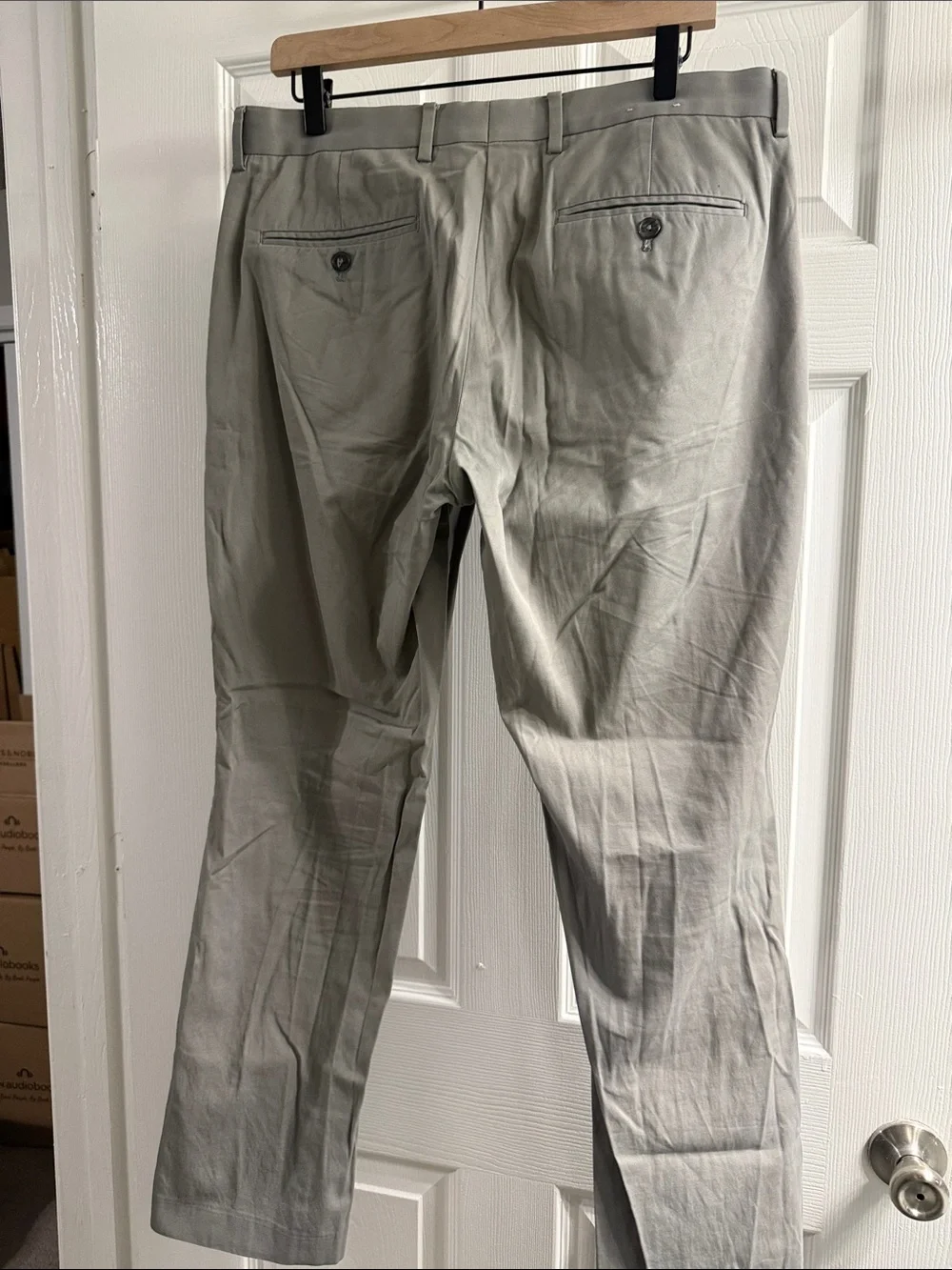 Express Men's Dress Pants in Light Gray